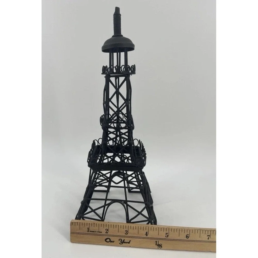 Eiffel Tower Metal Decor Black Table Centerpiece‎ Paris Style Home Accent